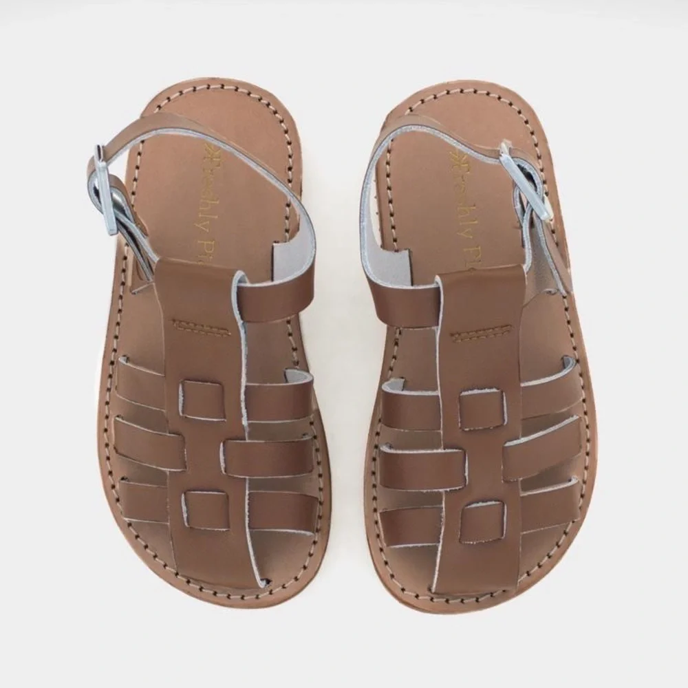Freshly picked Cognac Bixby Sandal toddler 7 brown